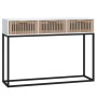 Konsolentisch Eisen und Sperrholz weiß 105x30x75 cm von vidaXL, Seitentische - Ref: Foro24-352106, Preis: 89,32 €, Rabatt: %