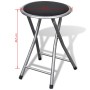 Klappbare Küchenhocker 4 Einheiten Kunstleder von vidaXL, Klapphocker und Stühle - Ref: Foro24-241033, Preis: 74,39 €, Rabatt: %