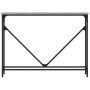 Mesa consola madera de ingeniería gris Sonoma 102x22,5x75 cm