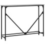 Mesa consola madera de ingeniería gris Sonoma 102x22,5x75 cm