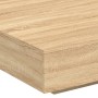 Mesa de centro madera de ingeniería roble Sonoma 100x100x31 cm