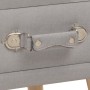 Nachttische 2 Stück 40x35x40 cm grauer Stoff von vidaXL, Nachttische - Ref: Foro24-276378, Preis: 108,23 €, Rabatt: %