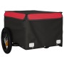 Fahrradanhänger aus schwarzem und rotem Eisen 30 kg von vidaXL, Fahrradanhänger - Ref: Foro24-94076, Preis: 76,59 €, Rabatt: %