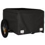 Schwarz-roter Fahrradanhänger aus Eisen, 30 kg von vidaXL, Fahrradanhänger - Ref: Foro24-94076, Preis: 76,59 €, Rabatt: %