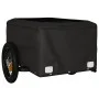 Bicycle trailer, black and red, 30 kg, made of iron. by vidaXL, Bicycle trailers - Ref: Foro24-94076, Price: 75,59 €, Discoun...