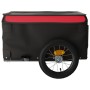 Schwarz-roter Fahrradanhänger aus Eisen, 30 kg von vidaXL, Fahrradanhänger - Ref: Foro24-94076, Preis: 76,59 €, Rabatt: %