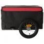 Bicycle trailer, black and red, 30 kg, made of iron. by vidaXL, Bicycle trailers - Ref: Foro24-94076, Price: 75,59 €, Discoun...