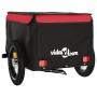 Schwarz-roter Fahrradanhänger aus Eisen, 30 kg von vidaXL, Fahrradanhänger - Ref: Foro24-94076, Preis: 76,59 €, Rabatt: %