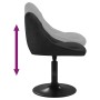 Silla de comedor de terciopelo negro