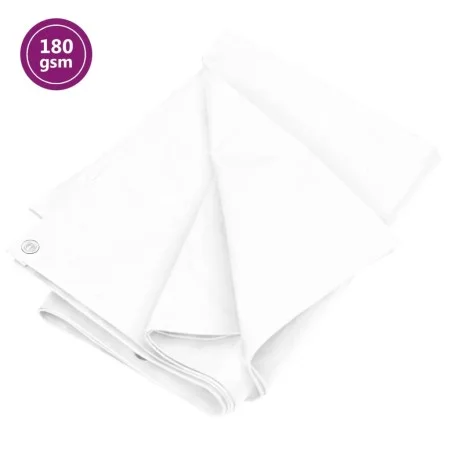 Lona HDPE blanco 180 g/m² 4x4 m de vidaXL, Lonas impermeables - Ref: Foro24-151582, Precio: 29,15 €, Descuento: %