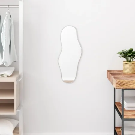 Espejo de pared plateado 60x25 cm de vidaXL, Espejos - Ref: Foro24-348254, Precio: 34,52 €, Descuento: %