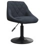 Silla de comedor de terciopelo gris oscuro