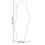 Espejo de pared plateado 60x25 cm de vidaXL, Espejos - Ref: Foro24-348254, Precio: 34,52 €, Descuento: %
