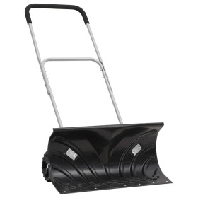 Snow shovel with extendable handle, black steel blade, 66 cm. by vidaXL, snow shovels - Ref: Foro24-364817, Price: 81,37 €, D...