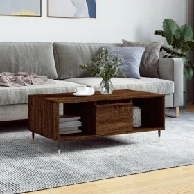 Couchtisch aus braunem Eichensperrholz, 90 x 50 x 36,5 cm von vidaXL, Couchtisch - Ref: Foro24-830587, Preis: 61,52 €, Rabatt: %