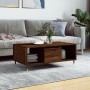 Mesa de centro madera contrachapada marrón roble 90x50x36,5 cm de vidaXL, Mesas de centro - Ref: Foro24-830587, Precio: 62,22...