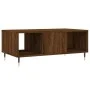 Mesa de centro madera contrachapada marrón roble 90x50x36,5 cm de vidaXL, Mesas de centro - Ref: Foro24-830587, Precio: 61,52...