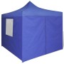 Blauer Faltpavillon mit 4 Wänden 3x3 m von vidaXL, Zelte und Pavillons - Ref: Foro24-41466, Preis: 140,90 €, Rabatt: %