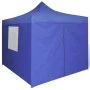 Blue folding gazebo with 4 walls 3x3 m by vidaXL, Tents and gazebos - Ref: Foro24-41466, Price: 138,28 €, Discount: %