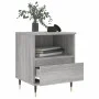 Bedside table 2 pcs Sonoma gray engineered wood 40x35x50 cm by vidaXL, Nightstands - Ref: Foro24-830617, Price: 72,39 €, Disc...