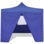 Blauer Faltpavillon mit 4 Wänden 3x3 m von vidaXL, Zelte und Pavillons - Ref: Foro24-41466, Preis: 140,90 €, Rabatt: %