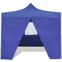 Blue folding gazebo with 4 walls 3x3 m by vidaXL, Tents and gazebos - Ref: Foro24-41466, Price: 138,28 €, Discount: %