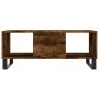 Mesa de centro madera contrachapada roble ahumado 90x50x36,5 cm de vidaXL, Mesas de centro - Ref: Foro24-830601, Precio: 60,3...