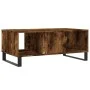 Mesa de centro madera contrachapada roble ahumado 90x50x36,5 cm de vidaXL, Mesas de centro - Ref: Foro24-830601, Precio: 60,3...