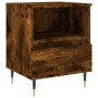 Nachttische 2 Stück, Holzwerkstoff, geräucherte Eiche, 40 x 35 x 50 cm von vidaXL, Nachttische - Ref: Foro24-830615, Preis: 7...