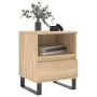 Nachttische, 2 Stück, Holzwerkstoff, Sonoma-Eiche, 40 x 35 x 50 cm von vidaXL, Nachttische - Ref: Foro24-830643, Preis: 86,32...