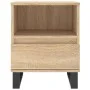 Mesitas noche 2 uds madera ingeniería roble Sonoma 40x35x50 cm de vidaXL, Mesitas de noche - Ref: Foro24-830643, Precio: 85,1...