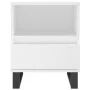 Mesita de noche madera contrachapada blanco 40x35x50 cm de vidaXL, Mesitas de noche - Ref: Foro24-830636, Precio: 55,01 €, De...