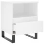 Mesita de noche madera contrachapada blanco 40x35x50 cm de vidaXL, Mesitas de noche - Ref: Foro24-830636, Precio: 55,01 €, De...