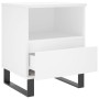Weißer Nachttisch aus Sperrholz, 40 x 35 x 50 cm von vidaXL, Nachttische - Ref: Foro24-830636, Preis: 55,89 €, Rabatt: %