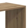 Estantería de madera de ingeniería roble artesano 102x32x102 cm