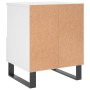 Weißer Nachttisch aus Sperrholz, 40 x 35 x 50 cm von vidaXL, Nachttische - Ref: Foro24-830636, Preis: 55,89 €, Rabatt: %