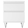 Nightstands 2 pcs engineered wood white 40x35x50 cm by vidaXL, Nightstands - Ref: Foro24-830669, Price: 89,41 €, Discount: %