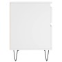Nachttische 2 Stk. Holzwerkstoff weiß 40x35x50 cm von vidaXL, Nachttische - Ref: Foro24-830669, Preis: 89,41 €, Rabatt: %