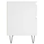 Nightstands 2 pcs engineered wood white 40x35x50 cm by vidaXL, Nightstands - Ref: Foro24-830669, Price: 87,94 €, Discount: %