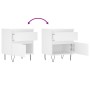 Nightstands 2 pcs engineered wood white 40x35x50 cm by vidaXL, Nightstands - Ref: Foro24-830669, Price: 89,41 €, Discount: %