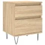 Nachttisch aus Sonoma-Eichenholzwerkstoff, 40 x 35 x 50 cm von vidaXL, Nachttische - Ref: Foro24-830674, Preis: 46,57 €, Raba...