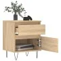 Nachttisch aus Sonoma-Eichenholzwerkstoff, 40 x 35 x 50 cm von vidaXL, Nachttische - Ref: Foro24-830674, Preis: 46,57 €, Raba...