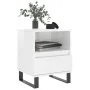 Nightstands 2 pcs glossy white engineered wood 40x35x50 cm by vidaXL, Nightstands - Ref: Foro24-830641, Price: 89,47 €, Disco...