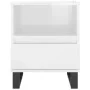 Nightstands 2 pcs glossy white engineered wood 40x35x50 cm by vidaXL, Nightstands - Ref: Foro24-830641, Price: 89,47 €, Disco...