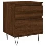Mesitas noche 2 uds madera ingeniería marrón roble 40x35x50 cm de vidaXL, Mesitas de noche - Ref: Foro24-830683, Precio: 70,4...