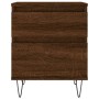Nachttische, 2 Stück, Eichenbraun, Holzwerkstoff, 40 x 35 x 50 cm von vidaXL, Nachttische - Ref: Foro24-830683, Preis: 71,38 ...