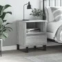 Mesita de noche madera de ingeniería gris Sonoma 40x35x50 cm de vidaXL, Mesitas de noche - Ref: Foro24-830648, Precio: 44,69 ...