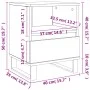 Mesita de noche madera de ingeniería gris Sonoma 40x35x50 cm de vidaXL, Mesitas de noche - Ref: Foro24-830648, Precio: 44,69 ...