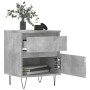 Concrete gray engineered wood bedside table 40x35x50 cm by vidaXL, Nightstands - Ref: Foro24-830676, Price: 47,32 €, Discount: %