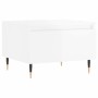 Mesas centro 2 uds madera ingeniería blanco brillo 50x46x35 cm de vidaXL, Mesas de centro - Ref: Foro24-830849, Precio: 57,41...